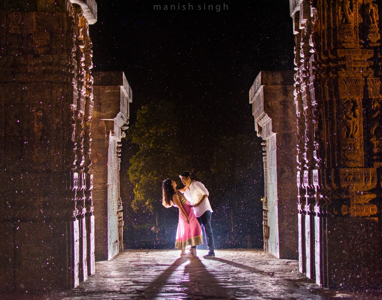 Manish Singh Photography Pre-wedding konark backlit