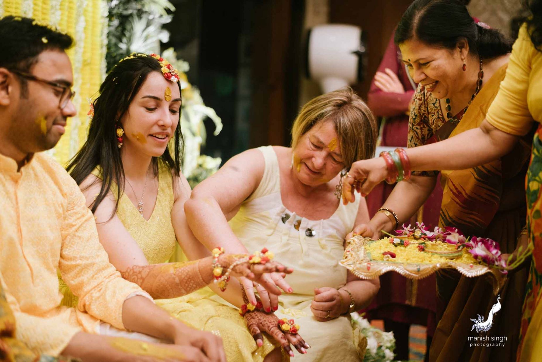 Haldi ceremony in Mayfair lagoon Bhubaneswar